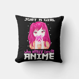 Bara en flicka som Verkligen Kärlek Anime Kudde