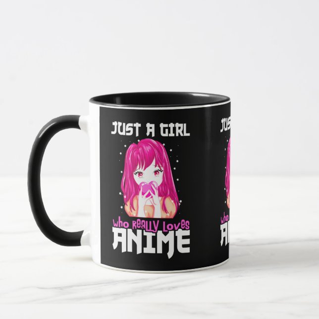Bara en flicka som Verkligen Kärlek Anime Mugg (Vänster)
