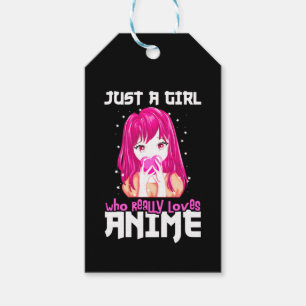Bara en flicka som Verkligen Kärlek Anime Presentetikett