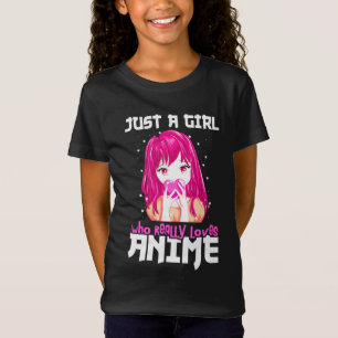 Bara en flicka som Verkligen Kärlek Anime T Shirt