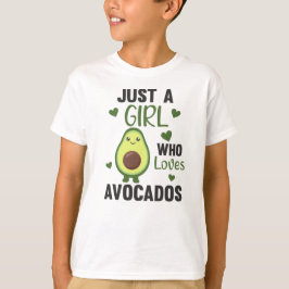 Bara en flickas Avocado Kärlek Sweet Avocado T Shirt