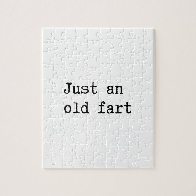Bara en gammal fart pussel (Vertikal)