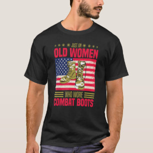 Bara en gammal kvinna som kämpade mot Boots Passan T Shirt