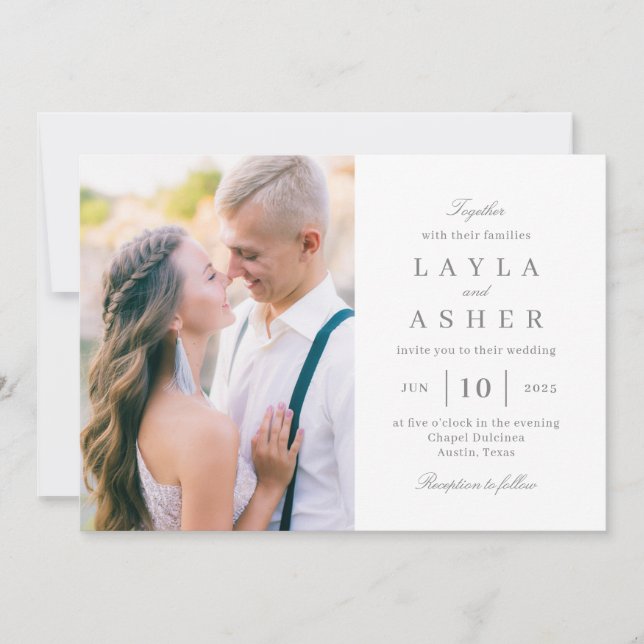 Bara en gemensam inbjudan till fotobröllop i SOL (Framsida)