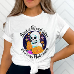 Bara en Ghoul som kärlek Halloween Grått T-Shirt
