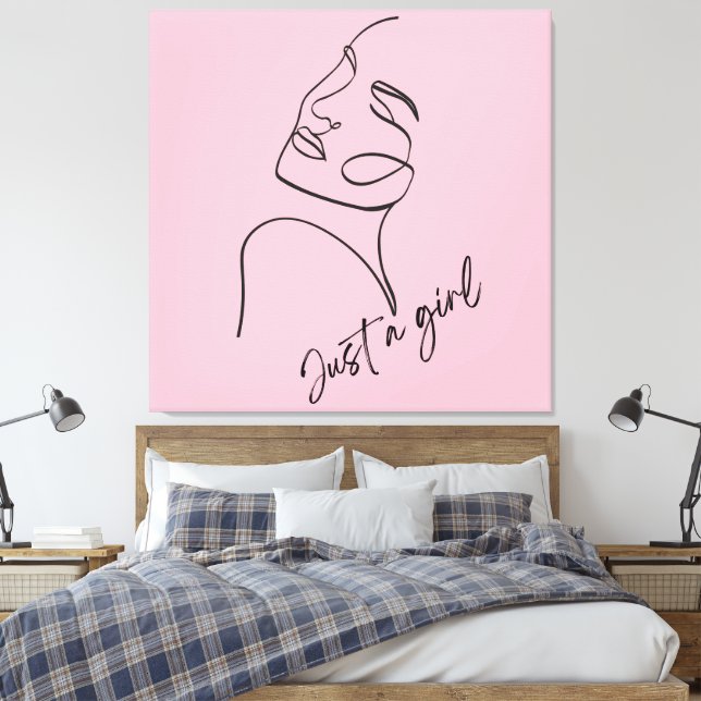 BARA EN GIRL CANVASTRYCK (Insitu (sovrum))