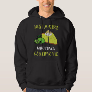 Bara en Girl Lemon Paj Dessert Florida Paj Nyckel Hoodie
