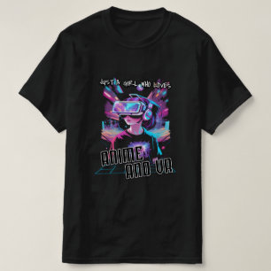 BARA EN GIRL SOM KÄRLEK ANIME OCH VR T SHIRT