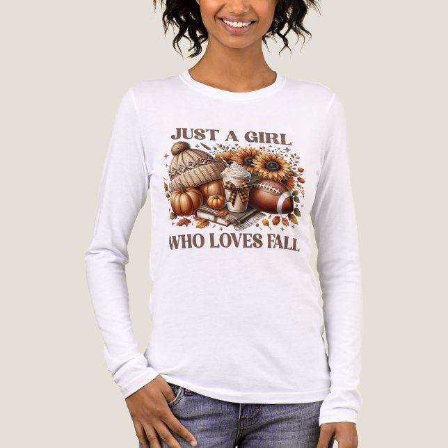 BARA EN GIRL SOM KÄRLEK FALLER FOTBOLLSUNFLOWERS T SHIRT (Framsida)