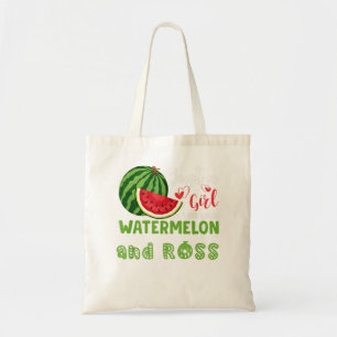 BARA EN GIRL SOM KÄRLEK WATERMELON AND ROSS TYGKASSE