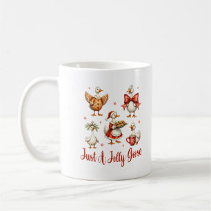 Bara En Glad Gås Roligt Jul Gäss Citat Kaffemugg