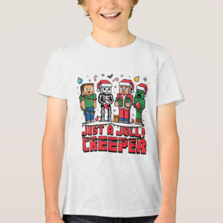 Bara en glatt Creeper-datorspelsfestskjorta T Shirt