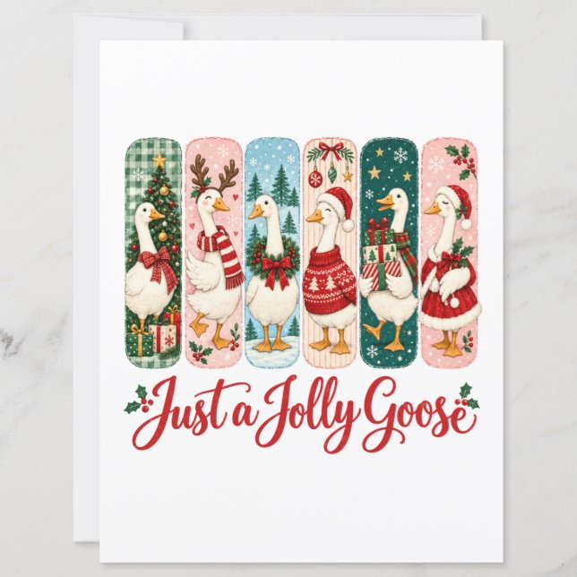 Bara en glatt gås jul (Framsida)