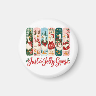 Bara en glatt gås jul magnet