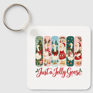 Bara en glatt gås jul nyckelring