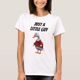 Bara en Goose Little Guy Funny Millennieårsdag Tec T Shirt