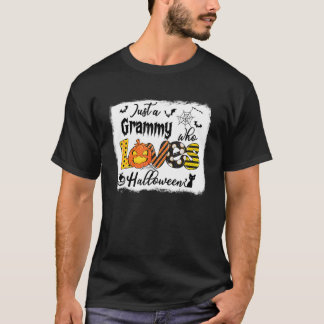 Bara en Grammy som Kärlek Halloween Pumpkin Witch T Shirt