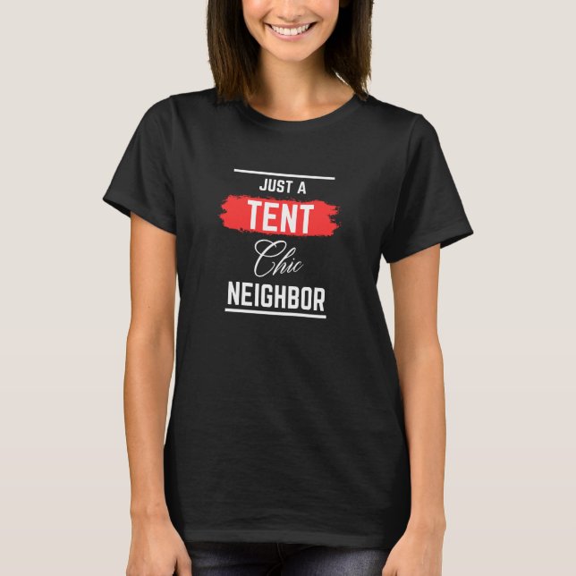 Bara en granne i Chicen TÄLT, Professionell, Lusny T Shirt (Framsida)