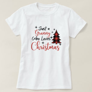 Bara en Granny som Kärlek jul T-Shirt