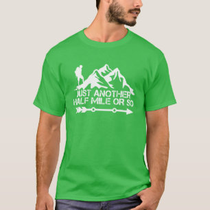 Bara en halv mil eller så, grönt t shirt
