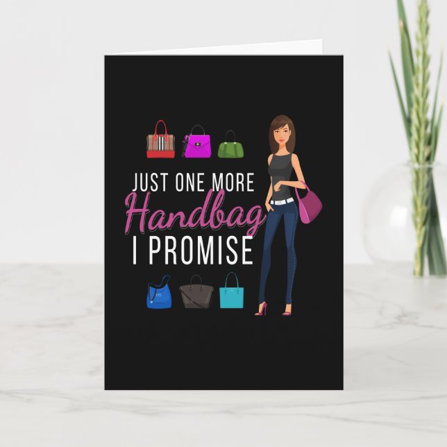 Bara en handväska till Mode Kort (Framsida)