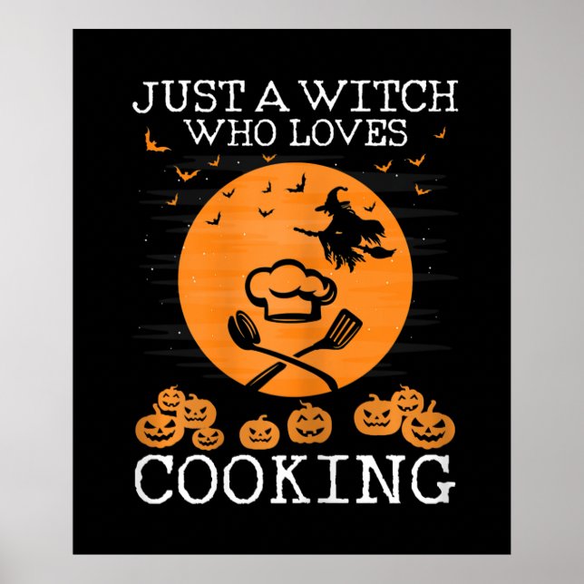 Bara en häxa som kärlek lagar mat | Coola chef Gif Poster (Framsidan)