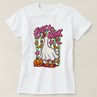 Bara En Honk Rolig Gås Halloween T Shirt
