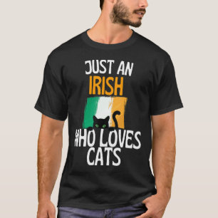 Bara en irländare som älskar katter för hela Repub T Shirt