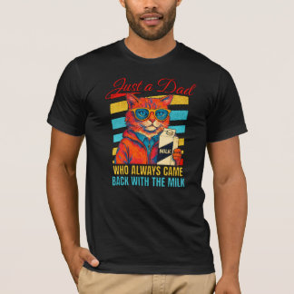 Bara En Katt Som Alltid Kom Tillbaka Med Mjölken T Shirt