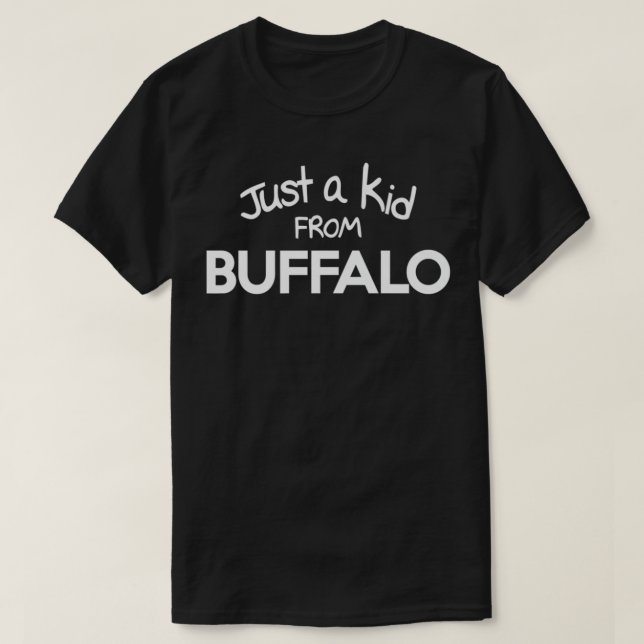 Bara en Kid från BUFFALO NY WNY-pridet Nytt T Shirt (Design framsida)