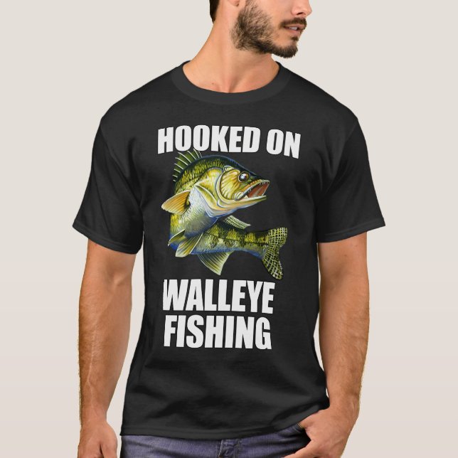 Bara en kille som älskar fiske t shirt (Framsida)