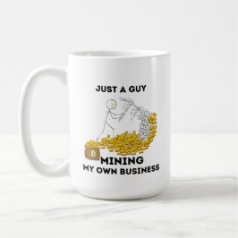 Bara en kille som driver min egen verksamhet kaffemugg