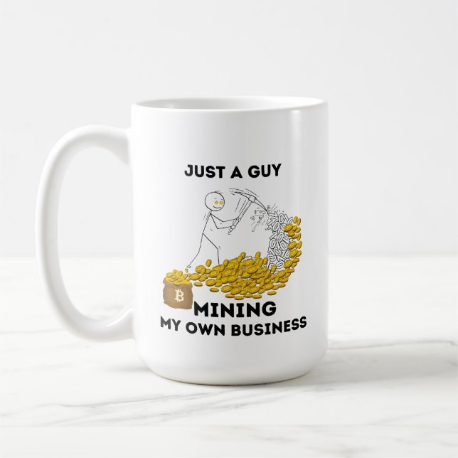 Bara en kille som driver min egen verksamhet kaffemugg (Vänster)