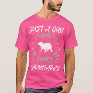 Bara en kille som Kärlek Capybaras T Shirt