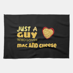 Bara en kille som kärlek mac och ost kökshandduk
