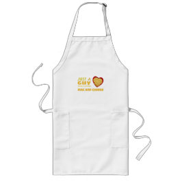 Bara en kille som kärlek mac och ost långt förkläde