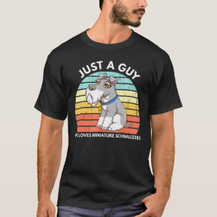Bara en kille som Kärlek minister Schnauzers Schna T Shirt