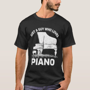 Bara en kille som Kärlek Piano T Shirt