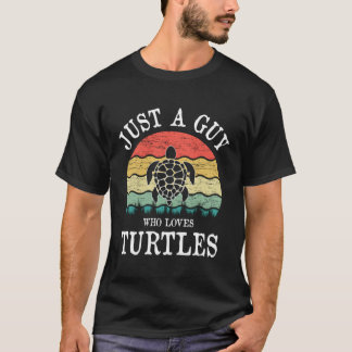 Bara en kille som Kärlek Turtles Gift T Shirt