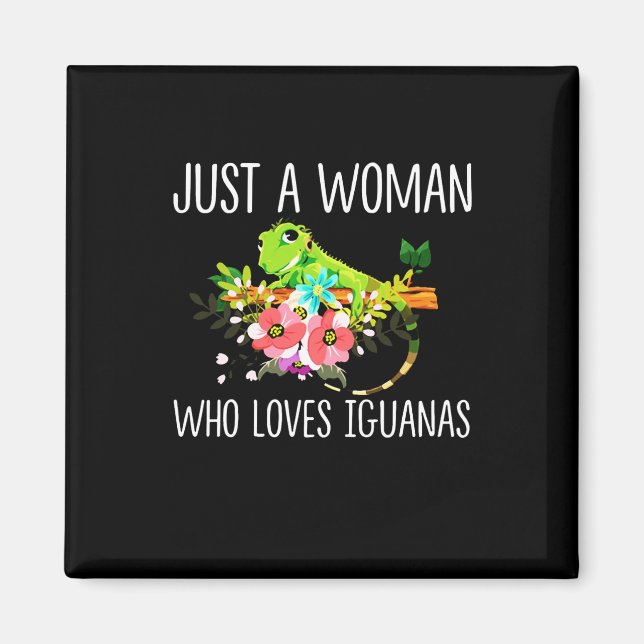 Bara en kvinna som kärlek Iguanas Magnet (Framsidan)