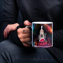 Bara en kyss från Oran, neon Black Mugg
