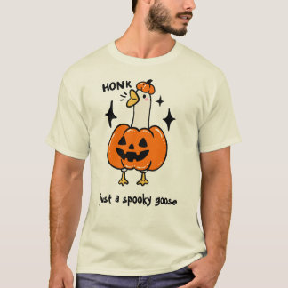 Bara En Lamskräck Tröja, Pumpa Gås Halloween T Shirt