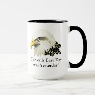 Bara en lätt dag! Offert USA:s militära Örn Mugg