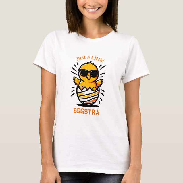 Bara en liten Eggstra Women's T-Shirt Tee (Framsida)