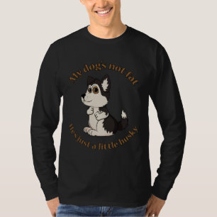 Bara en liten Husky Hazel Ögon Boy Hund T Shirt