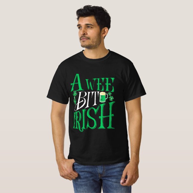 Bara en liten irländare - St. Patrick's Day T Shirt (Hel framsida)