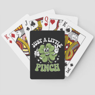 Bara en liten Pinch Nurse St patrick's day Casinokort
