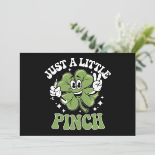 Bara en liten Pinch Nurse St patrick's day Inbjudningar