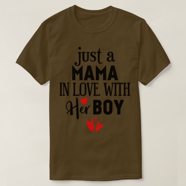 Bara en Mamma i Kärlek med hennes bojor T Shirt (Design framsida)