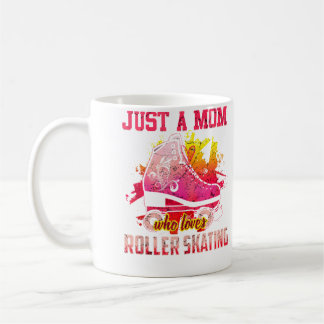 Bara en mamma som älskar rullskridskoåkning Roligt Kaffemugg